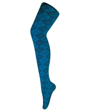 Sock Snob - Mallas opacas de colores de 80 deniers para mujer - Argyle