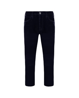 Emporio Armani J85 Regular Fit Velvet Womens pantalones