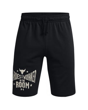 Under Armour Project Rock Terry Pantalón Corto Hombre Negro