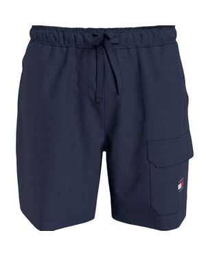 Pantalones cortos Tommy Jeans con logo de bandera para hombre