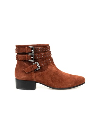 Geox Botines Peython de mujer marrón