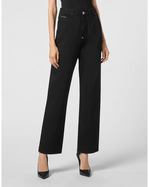 Pantalones Vaqueros Loose Fit Iconic Plein
