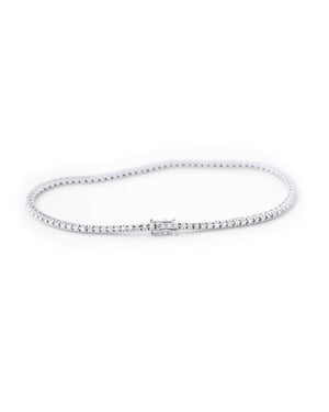 Diamantes de tenis de brazalete 0.30 CTS Oro blanco