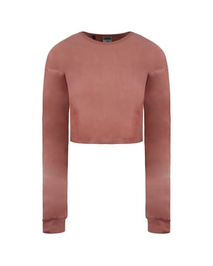 Gymshark pausa para mujer top de cosecha rosa claro