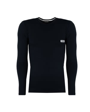 Emporio Armani Longsleeve del hombre azul oscuro