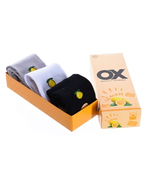 Pack de 6 calcetines bajos OX con aromas frescos talla única 36-41