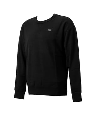 Puma logo Street Street Style Mens Crew Sweinshirt Negro 596011 01