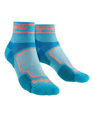 Bridgedale - Womens Running Ultralight Sport Low Socks- Azul