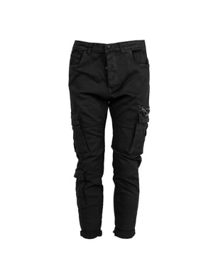 Xagon Pantalones Cargo del hombre negro