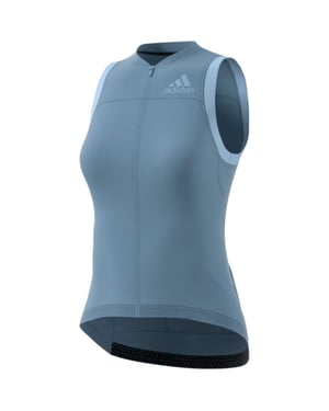 Chaleco de ciclismo azul adidas para mujer