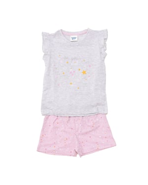 Pijama de verano de manga corta 22117058 niña