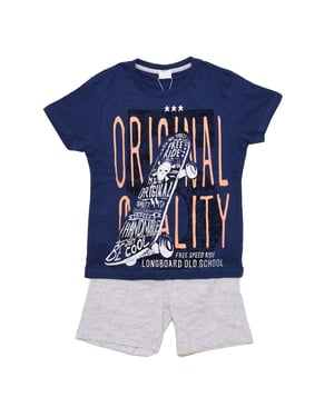 Pijama de verano de manga corta 22117057 niño