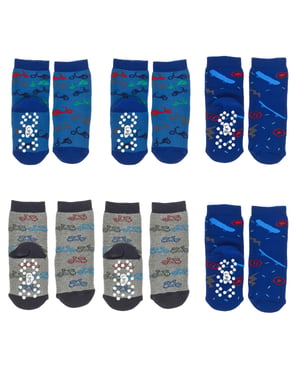 Pack-6 Calcetines antideslizantes LPG2004 infantil