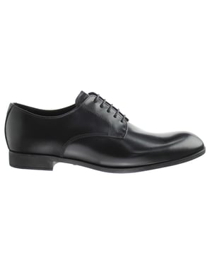 Emporio Armani zapatos negros para hombres formales