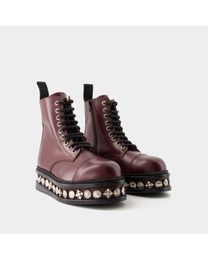 Toga Pulla Botas Aj1287 - - Piel - Burdeos