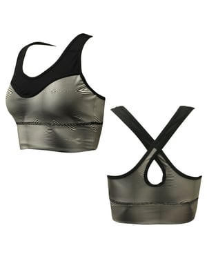 Diadora Supportadora para mujer sujetador deportivo negro