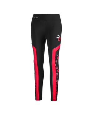 PUMA X Maybelline Leggings Gráfico grabado Negro apretado 596644 51
