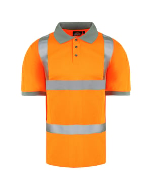 Dickies High Visibilition para hombre de seguridad naranja polo