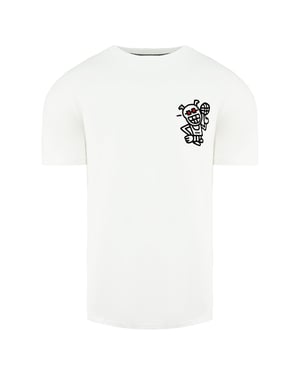 Puma x Sr. Doodle Camiseta blanca para hombre de la tripulación de manga corta 598683 02