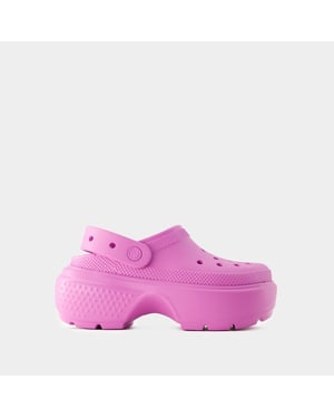 Sandalias Stomp - Crocs - Termoplástico - Rosa