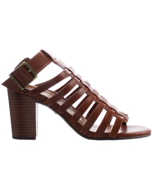 Zapatos viónicos semi marrones para mujeres