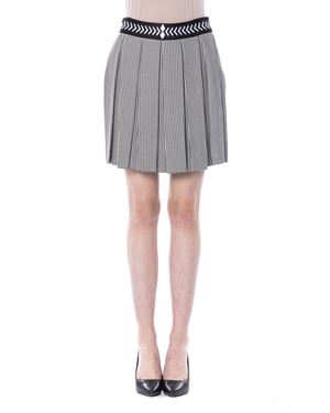 Falda de Viscosa Negra/Blanca para Mujer BYBLOS