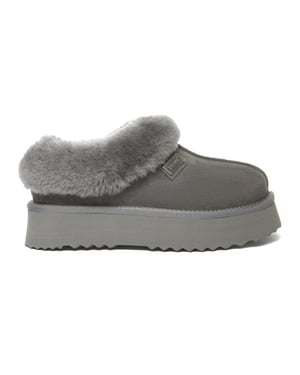 EVER AU Mujer Pantuflas De Piel - Topknot