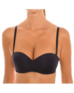 Sujetador push-up bandeau sin aros para mujer 007HF. Realce, soporte y un toque de elegancia.