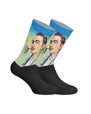 Calcetines de caña larga estampados elásticos unisex