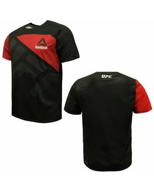 Reebok UFC Camiseta negra/roja para hombres