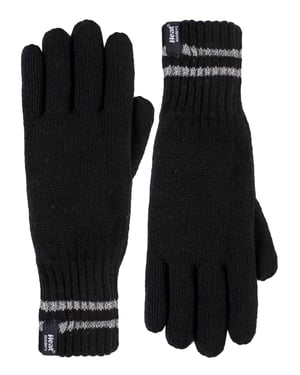 Heat Holders - Guantes de punto térmicos reflectantes de alta visibilidad para hombre