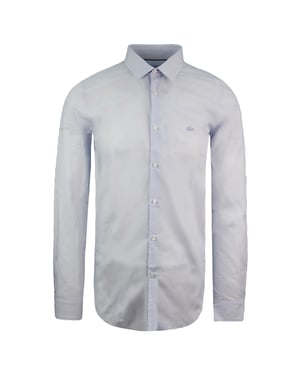 Lacoste Slim Fit Camisa azul claro para hombre