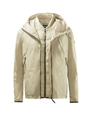 Jack Wolfskin 2in1 Chaqueta de crema para hombre empacable