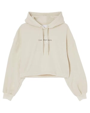 Sudadera Calvin Klein para mujer con logotipo clásico en la parte delantera