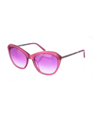 Gafas de sol de metal con forma ovalada SK0143S mujer