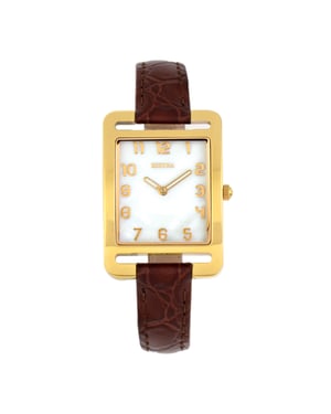 Bertha Marisol Reloj suizo con correa de cuero MOP