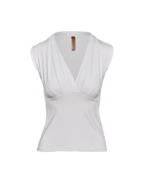 Top blanco sin mangas