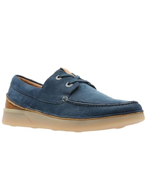 Clarks Oakland Sun Mens Navy Shoes