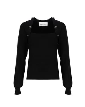 Silvian Heach Jersey Mujer Negro