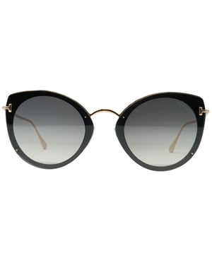 Tom Ford Jess FT0683 01B Gafas de sol en oro rosa