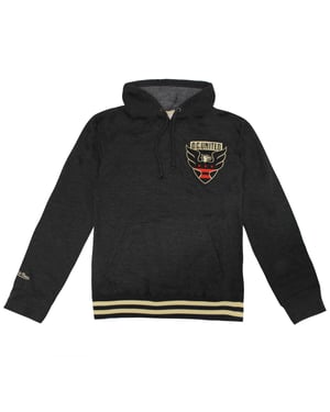 Mitchell & Ness MLS D.C. United Bat alrededor de la sudadera con capucha para hombres