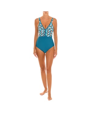 Bañador escote en pico EB1713C mujer