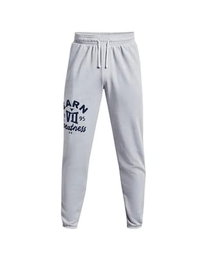 Under Armour Project Rock Pantalón de rizo grueso gris para hombre