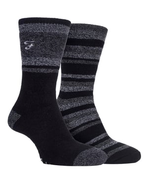 Farah - 2 Pack Calcetines Térmicos de Caminar para Hombre | Ideales para Trekking y Senderismo al Aire Libre en Invierno