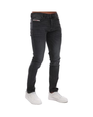 Diesel Vaqueros D-Luster lisos en gris oscuro