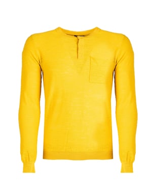 Antony Morato Suéter del hombre amarillo