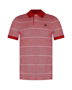 Polo Nike Logo Hombre Rojo/Blanco
