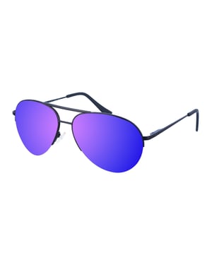 Gafas de sol de metal con forma ovalada Maxy mujer