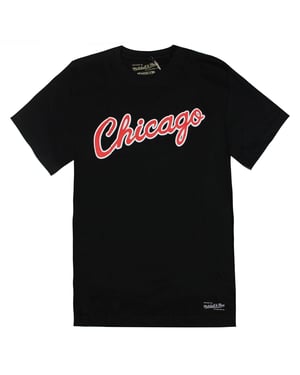 Camiseta Mitchell & Ness Chicago Bulls Wordmark Mens
