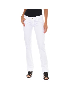 Pantalon Largo de tejido elástico C011444-P084 mujer